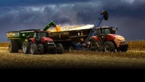 A Walkabout® MOTHER BIN 6000 bushel Big Red